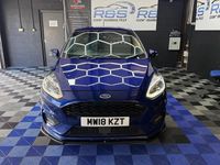 Usado Ford Fiesta ST-Line 100 HP (73 kW) 2018 Azul Citadino