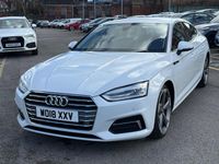 Used Audi A5 Sportback Sport 150 HP (110 kW) 2018 White Hatchback