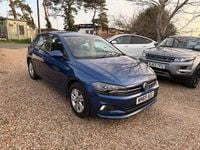 Used VW Polo SE 95 HP (69 kW) 2019 Blue Hatchback