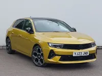 Used Vauxhall Astra Ultimate 2023 Yellow/black Hatchback