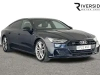 Used Audi A7 Sportback Black Edition 204 HP (150 kW) 2022 Blue Hatchback