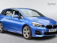 Used BMW 218 Active Tourer M Sport 138 HP (101 kW) 2019 Blue MPV