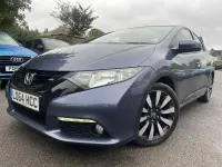 Used Honda Civic SE Plus 2014 Blue Hatchback