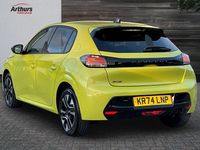 Used Peugeot 208 Allure 99 HP (72 kW) 2024 Yellow Hatchback