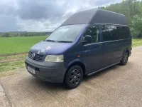 Used VW Transporter 130 HP (95 kW) 2005 Blue Van