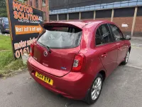 Used Nissan Micra Acenta 80 HP (58 kW) 2014 Red Hatchback