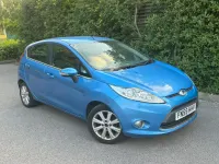 Used Ford Fiesta Zetec 2009 Blue Hatchback
