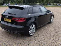 Used Audi A3 S-Line 2015 Black Hatchback