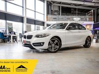 Used BMW 218 Sport Line 2015 White Coupe