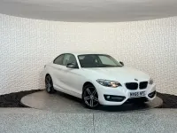 Used BMW 218 Sport Line 2016 White Coupe
