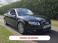 Used Audi A4 Cabriolet S-Line 2006 Black Cabriolet