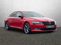 Used Skoda Superb SportLine 150 HP (110 kW) 2018 Red Hatchback