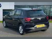 Used VW Polo Edition 95 HP (69 kW) 2019 Deep black pearlescent Hatchback