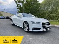 Used Audi A7 Black Edition 2017 White Hatchback