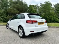 Used Audi A3 Sportback Advanced 150 HP (110 kW) 2018 White Hatchback