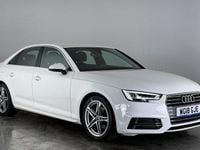Used Audi A4 S-Line 150 HP (110 kW) 2018 White Sedan