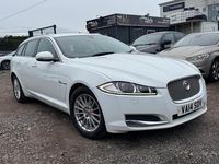 Used Jaguar XF 2014 White Estate