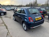 Used Fiat 500 Lounge 69 HP (50 kW) 2018 Blue Hatchback
