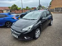 Used Vauxhall Corsa SRi 88 HP (64 kW) 2016 Black Hatchback
