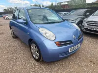 Used Nissan Micra 87 HP (63 kW) 2003 Blue Hatchback