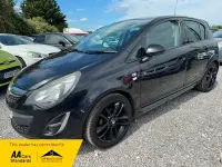 Used Vauxhall Corsa Edition 75 HP (55 kW) 2014 Black Hatchback