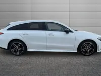 Used Mercedes CLA200 AMG Line Premium 161 HP (118 kW) 2023 Moonstone white Coupe