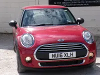 Used Mini ONE Hatch 102 HP (75 kW) 2016 Red Hatchback