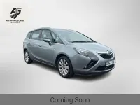 Used Vauxhall Zafira 163 HP (119 kW) 2013 Silver MPV