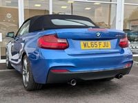 Used BMW M235 Comfort Edition 2015 Blue Cabriolet