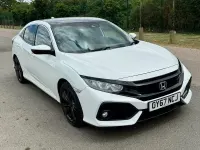 Used Honda Civic EX 2017 White Hatchback