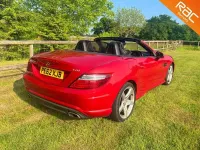 Used Mercedes SLK250 AMG 204 HP (150 kW) 2012 Red Cabriolet
