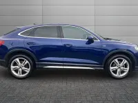 Used Audi Q3 Sportback S-Line 148 HP (108 kW) 2023 Navarra blue SUV