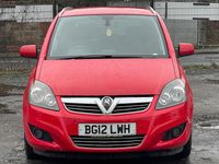 Used Vauxhall Zafira Design Edition 2012 Red MPV
