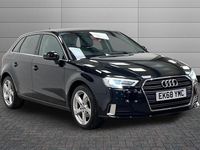 Used Audi A3 Sport 116 HP (85 kW) 2018 Black Hatchback