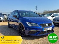 Used Seat Leon Black Edition 150 HP (110 kW) 2019 Blue Estate