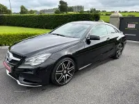 Used Mercedes E250 AMG line 2015 Black Coupe