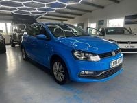 Begagnad VW Polo SE 2014 Blå Halvkombi
