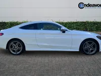 Used Mercedes C220 AMG line 2020 White Coupe