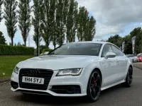 Used Audi A7 Black Edition 313 HP (230 kW) 2014 White Hatchback