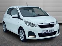 Used Peugeot 108 Active 68 HP (50 kW) 2015 White Hatchback