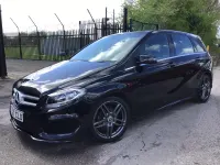 Used Mercedes B200 AMG line 2017 Black MPV