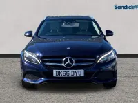Second-hand Mercedes C200 Premium 136 CP (100 kW) 2018 Albastru Break