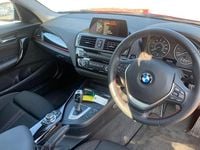 Used BMW 118 Sport Line 136 HP (100 kW) 2015 Red Hatchback