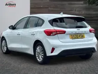 Used Ford Focus Titanium 125 HP (91 kW) 2020 White Hatchback