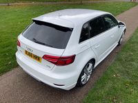 Used Audi A3 Sportback S-Line 2016 White Hatchback