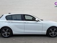 Used BMW 118 Sport Line 136 HP (100 kW) 2019 White Hatchback