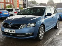Used Skoda Octavia SE L 150 HP (110 kW) 2019 Blue Estate