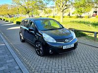 Begagnad Nissan Note N-TEC 110 HK (80 kW) 2012 Svart Halvkombi