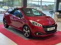 Used Peugeot 208 GT-line 110 HP (80 kW) 2018 Red Hatchback
