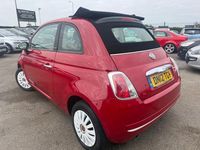 Used Fiat 500 Pop 2012 Red Cabriolet